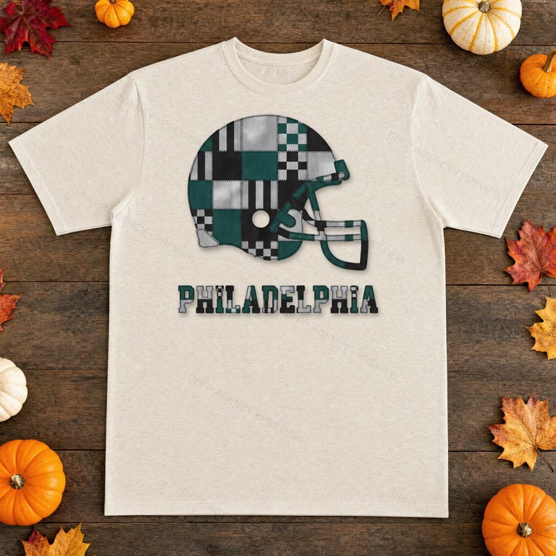 Kask Philadelphia Patchwork PNG, sublimacja piłkarska, koszulka meczowa, pobieranie cyfrowe zdjęcie 7