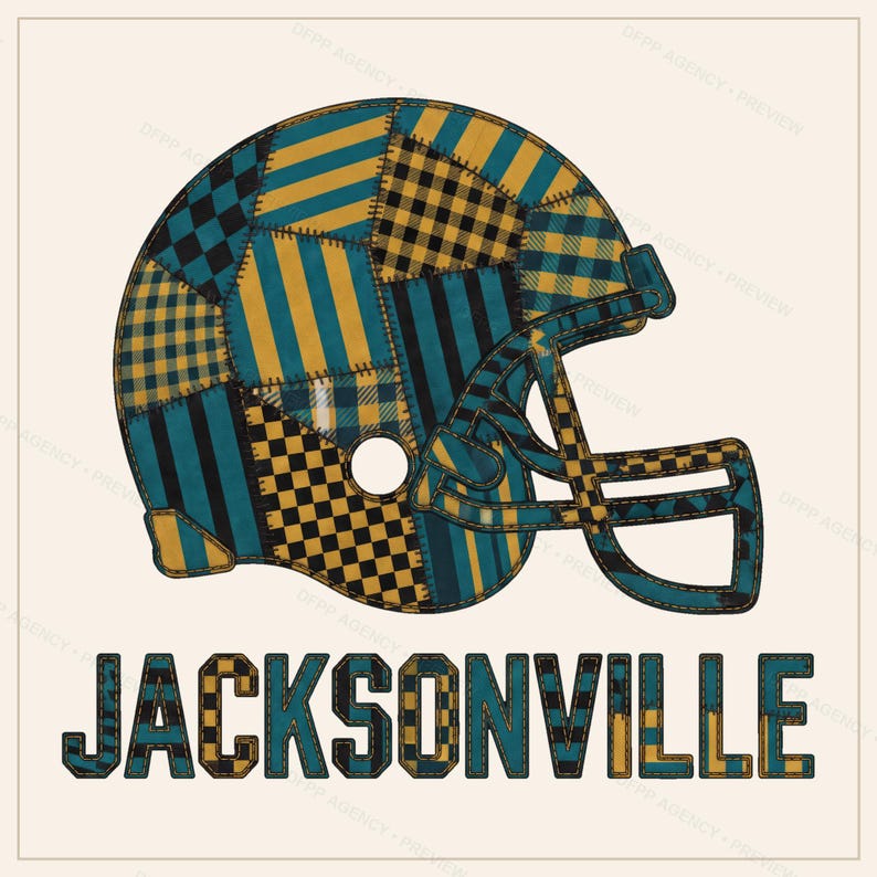 Jacksonville Jaguars Patchwork Helmet Game Day Hoodie, Unisex Football Sweatshirt, Cozy Fall Pullover image 9