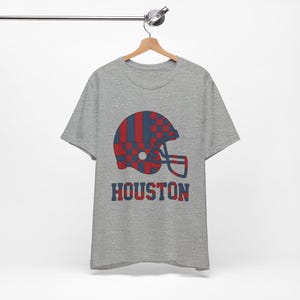 Houston Texans patchwork helm voetbalshirt, retro wedstrijdshirt, unisex fankleding, sportcadeau afbeelding 5