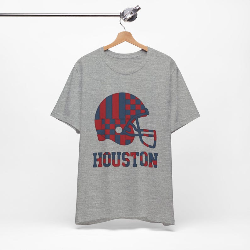 Houston Texans patchwork helm voetbalshirt, retro wedstrijdshirt, unisex fankleding, sportcadeau afbeelding 5
