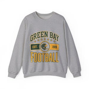 Green Bay Vintage-Sweatshirt mit Wappen | Fan-Motiv | Unisex-Sweatshirt Bild 2