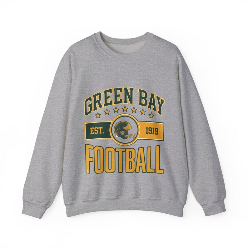 Green Bay Vintage-Sweatshirt mit Wappen | Fan-Motiv | Unisex-Sweatshirt Bild 2