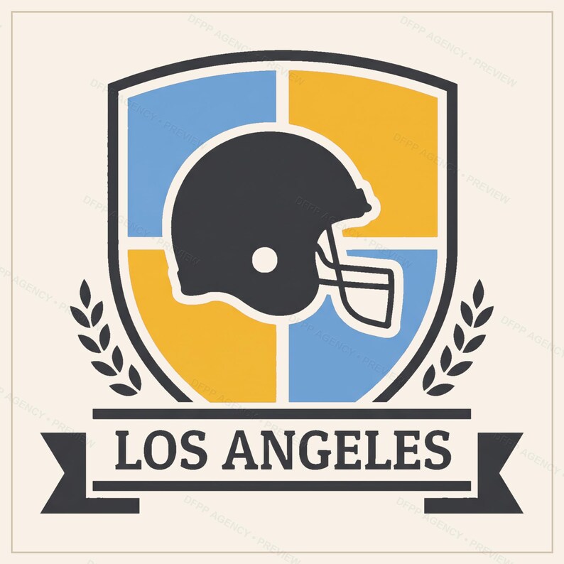 Los Angeles Chargers American Football PNG-bundel, 8 helmdesigns, sublimatieset voor wedstrijddagen, digitale download afbeelding 9