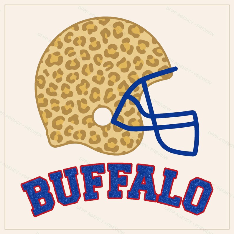 Buffalo Football Sublimation Bundle, 8 PNG Helmet Designs, Game Day Shirt Clipart, Digital Download image 5