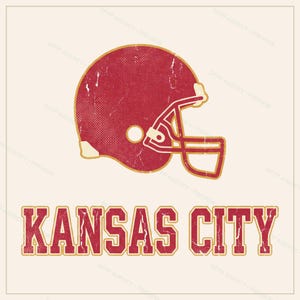 Kansas City Helm-PNG-Bundle, 8 Football-Fan-Designs, Sublimations- und DTF-Designs, Sofort-Download Bild 10