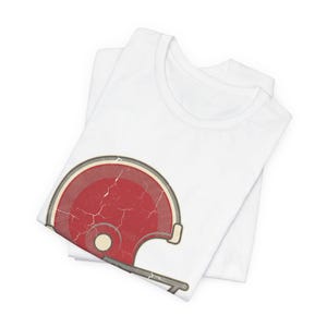 Camiseta de Tampa Bay para el día del partido, camiseta vintage de aficionado al fútbol americano con casco universitario, camiseta deportiva de estilo vintage. imagen 4