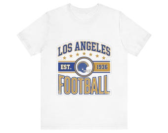 LA Rams Vintage Crest T-Shirt | Football Fan Graphic | Unisex T-Shirt