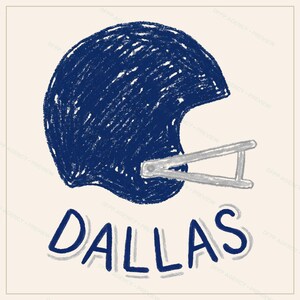 Dallas Helmet PNG Bundle, 8 Football Fan Styles, Sublimation and DTF Designs, Instant Download image 7