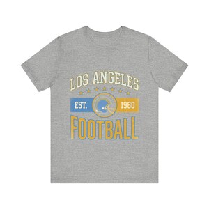 LA Chargers Vintage-Wappen-T-Shirt | Fan-Motiv | Unisex-T-Shirt Bild 2