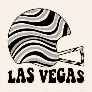 Las Vegas Football Sublimation Bundle, 8 PNG Helmet Designs, Game Day Shirt Clipart, Digital Download image 6