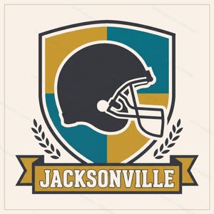 Jacksonville Football PNG Bundle, 8 Helmet Designs, Game Day Sublimation Set, Digital Download image 9