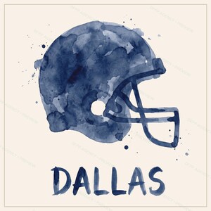 Dallas Helmet PNG Bundle, 8 Football Fan Styles, Sublimation and DTF Designs, Instant Download image 3