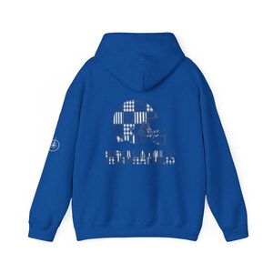 Indianapolis Colts Football Patchwork-Helm-Kapuzenpullover, Spieltags-Hoodie, Fan-Pullover-Geschenk Bild 7