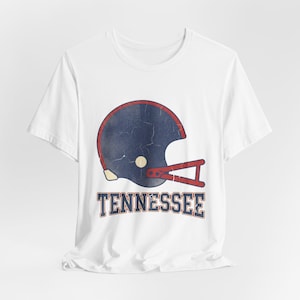 Tennessee Game Day T-shirt, vintage varsity helm voetbalfan T-shirt, sportshirt in vintage stijl afbeelding 4