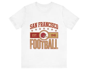 San Francisco Vintage Crest T-Shirt | Football Fan Graphic | Unisex T-Shirt