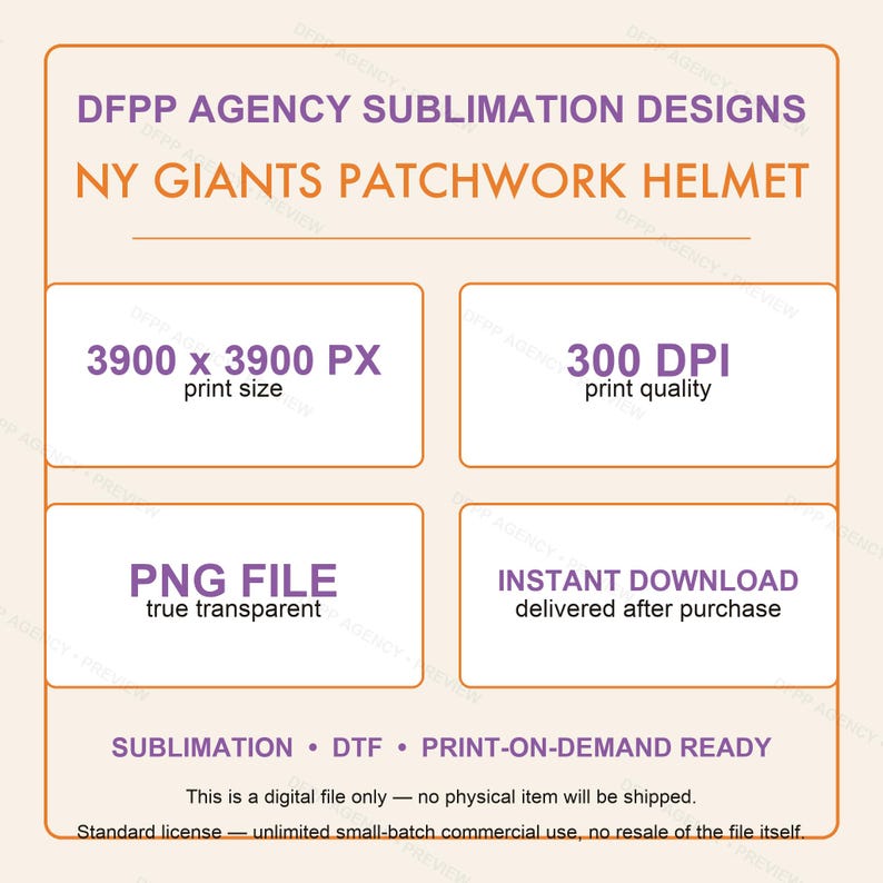 New Yorker Patchwork-Helm (Blau & Rot) als PNG-Datei, Football-Sublimationsdruck, Spieltags-Shirt, digitaler Download Bild 6