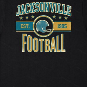 Escudo de fútbol americano vintage de Jacksonville en formato PNG, diseño retro universitario para sublimación, descarga digital. imagen 6