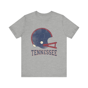 Tennessee Game Day T-shirt, vintage varsity helm voetbalfan T-shirt, sportshirt in vintage stijl afbeelding 3