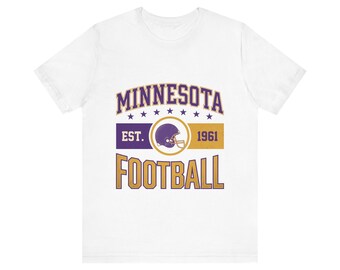 Minnesota Vintage Crest T-Shirt | Football Fan Graphic | Unisex T-Shirt