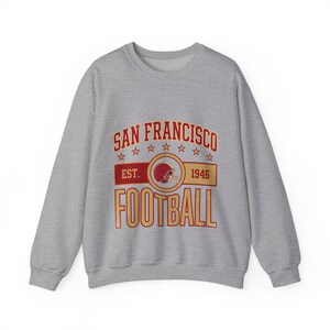 Felpa vintage con stemma di San Francisco / Grafica per tifosi di football americano / Felpa unisex immagine 2