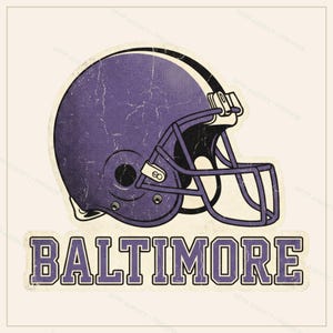 Baltimore Helmet PNG Bundle, 8 Football Fan Styles, Sublimation and DTF Designs, Instant Download image 10