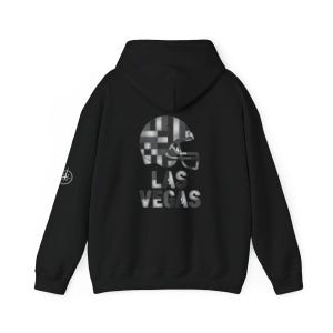 Felpa con cappuccio a patchwork con casco di Las Vegas, felpa da calcio retrò, pullover per il giorno della partita, felpa per tifosi immagine 7