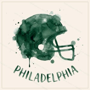 Philadelphia-Helm-PNG-Bundle, 8 Football-Fan-Designs, Sublimations- und DTF-Designs, Sofort-Download Bild 3