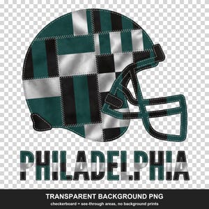 Kask Philadelphia Patchwork PNG, sublimacja piłkarska, koszulka meczowa, pobieranie cyfrowe zdjęcie 2