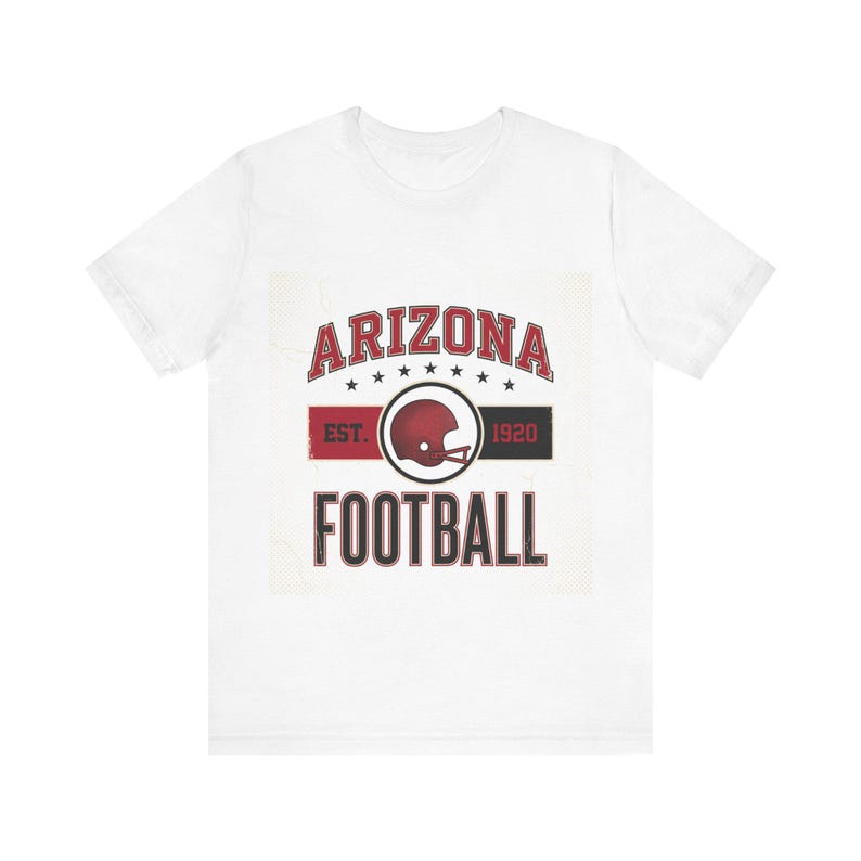 Arizona Vintage Crest T-Shirt | Football Fan Graphic | Unisex T-Shirt image 1