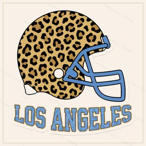 Los Angeles Chargers American Football PNG-bundel, 8 helmdesigns, sublimatieset voor wedstrijddagen, digitale download afbeelding 5