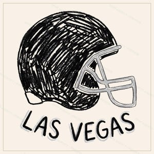 Las Vegas Football Sublimation Bundle, 8 PNG Helmet Designs, Game Day Shirt Clipart, Digital Download image 7