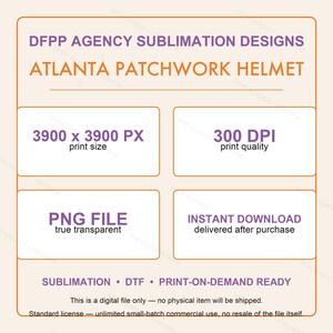 Atlanta Falcons Patchwork-Helm (PNG), Football-Sublimationsdruck, Spieltags-Shirt, Digitaler Download Bild 7