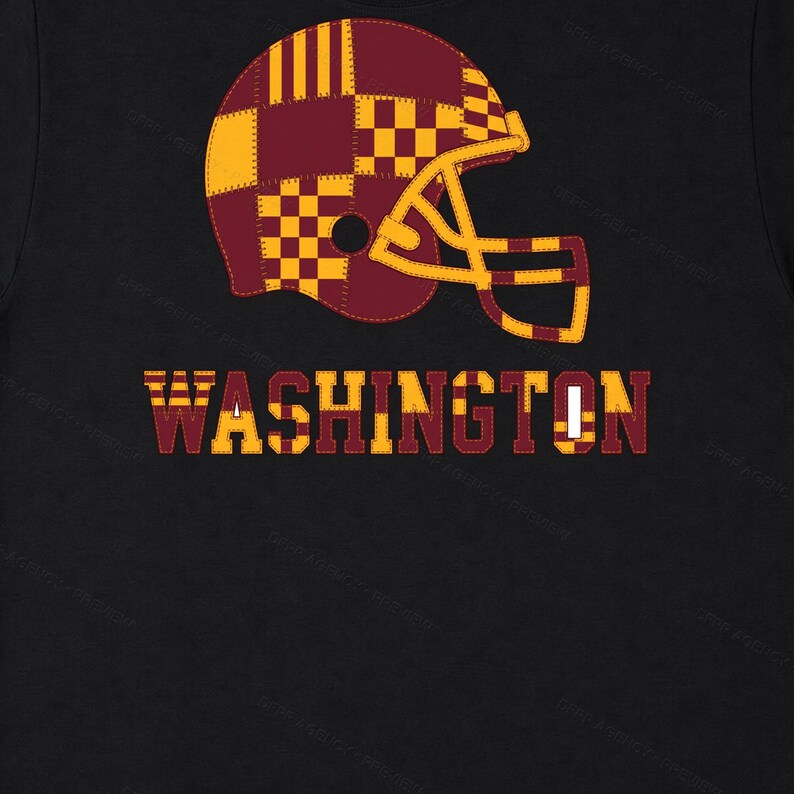Patchwork-Helm der Washington Commanders (PNG-Format), Football-Sublimationsdruck, Spieltags-Shirt, digitaler Download Bild 6