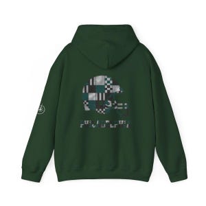 Philadelphia Eagles Patchwork-Helm-Spieltags-Hoodie, Unisex-Football-Sweatshirt, kuscheliger Herbstpullover Bild 7