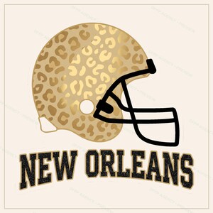 New Orleans Helmet PNG Bundle, 8 Football Fan Styles, Sublimation and DTF Designs, Instant Download image 5