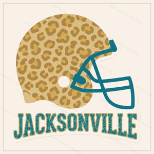 Jacksonville Football PNG Bundle, 8 Helmet Designs, Game Day Sublimation Set, Digital Download image 5