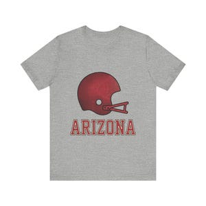 Arizona Game Day T-shirt, vintage varsity helm voetbalfan T-shirt, sportshirt in vintage stijl afbeelding 2