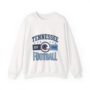 Tennessee Vintage Crest Sweatshirt | Voetbalfan-print | Unisex sweatshirt afbeelding 1