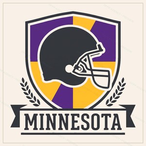 Minnesota Helmet PNG Bundle, 8 Football Fan Styles, Sublimation and DTF Designs, Instant Download image 9