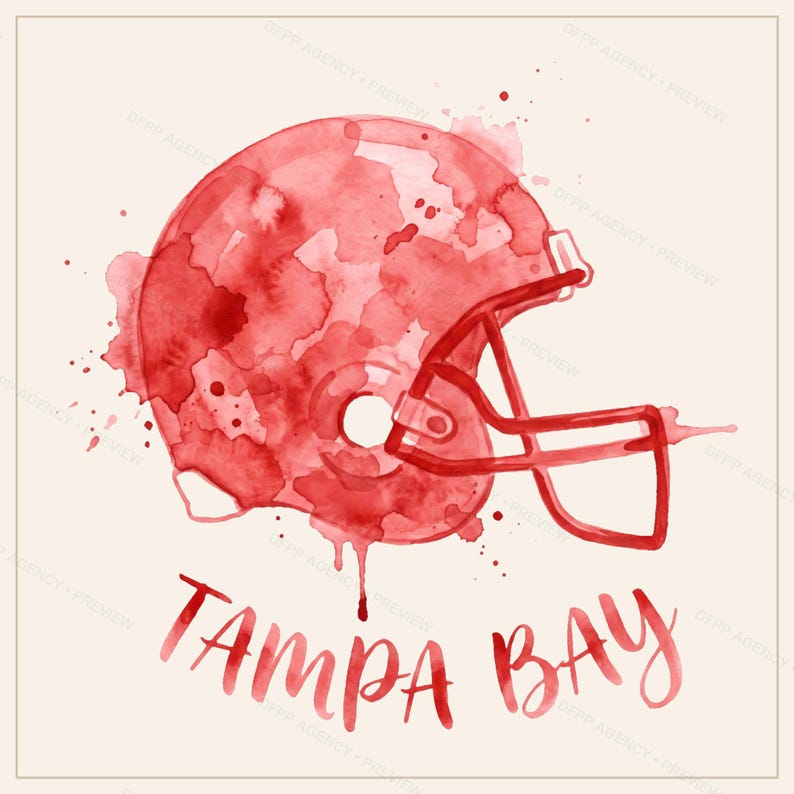 Paquete de imágenes PNG del casco de los Tampa Bay Buccaneers, 8 estilos para aficionados al fútbol americano, diseños para sublimación y DTF, descarga instantánea. imagen 3