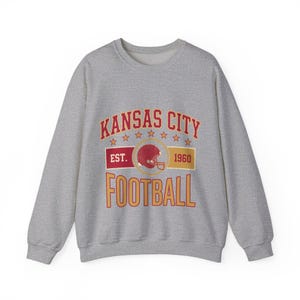 Kansas City Vintage-Sweatshirt mit Wappen | Fan-Motiv | Unisex-Sweatshirt Bild 2