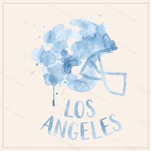 Los Angeles Chargers American Football PNG-bundel, 8 helmdesigns, sublimatieset voor wedstrijddagen, digitale download afbeelding 3
