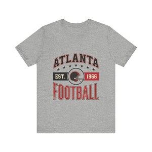 Atlanta Vintage Crest T-Shirt | Football Fan Graphic | Unisex T-Shirt image 2