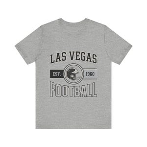 Las Vegas Vintage Crest T-Shirt | Football Fan Graphic | Unisex T-Shirt image 2