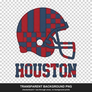 Houston Patchwork Helmet PNG, Retro Sublimation File, Fan Shirt Clipart, Instant Download image 2