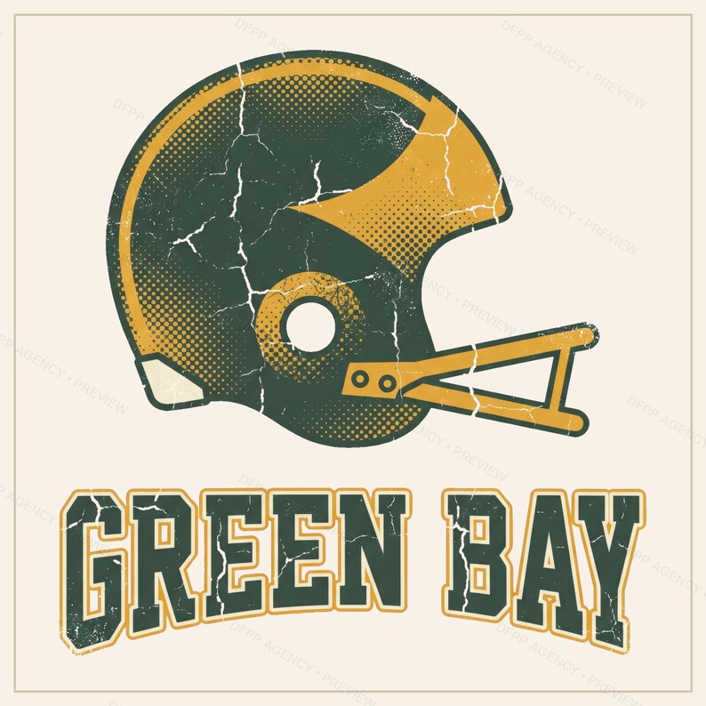Green Bay Football PNG Bundle, 8 Helmet Designs, Game Day Sublimation Set, Digital Download image 10
