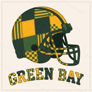 Green Bay Packers Football Patchwork Helmet Hooded Sweatshirt, Game Day Hoodie, Fan Pullover Gift image 9