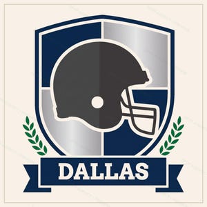 Dallas Helmet PNG Bundle, 8 Football Fan Styles, Sublimation and DTF Designs, Instant Download image 9