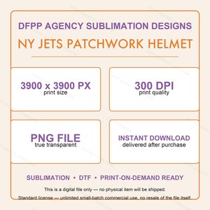 New York Green & White Patchwork Helmet PNG, Football Fan Sublimation, Shirt Clipart, Digital Download image 7