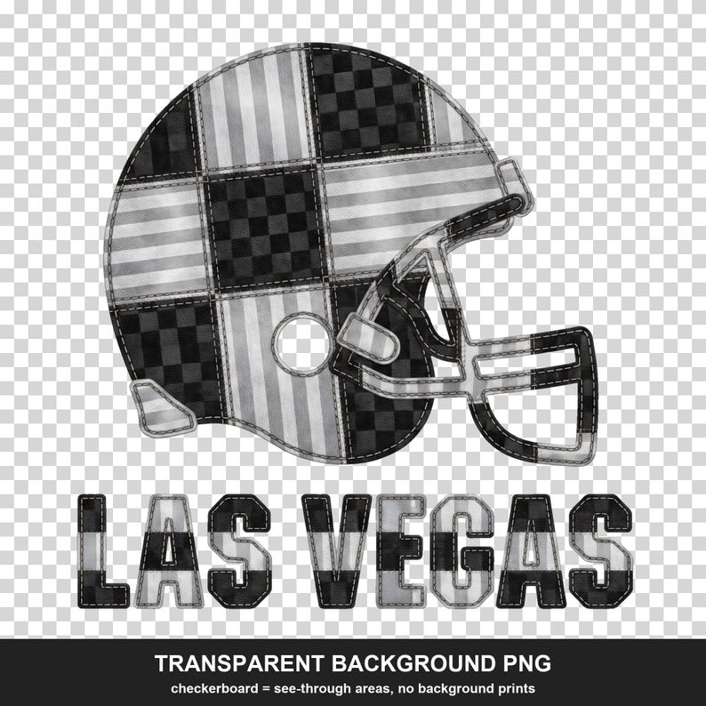 Las Vegas Patchwork Helmet PNG, Football Fan Sublimation, Shirt Clipart, Digital Download image 2